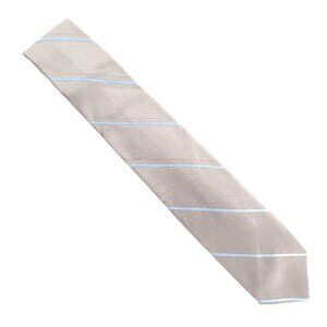 Wembley Men Necktie Striped Gray Blue Size 57x3 - NWOT